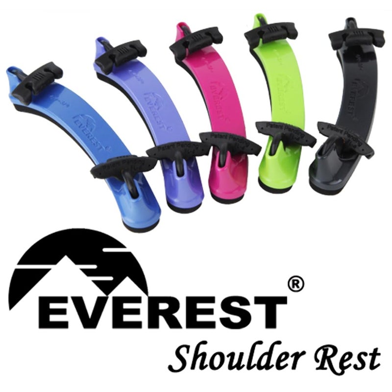 Everest ECS-4BLU Violin Shoulder Rest Collapsible, 3/4-4/4 size in Blue Finish - Image 2
